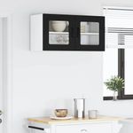 Casa si Gradina - Mobilier - Comode si corpuri - Corpuri bucatarie - Dulap suspendat de bucatarie cu raft Negru 80 x 31 x 40 cm - Infinity.ro