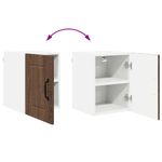 Casa si Gradina - Mobilier - Comode si corpuri - Corpuri bucatarie - Dulap suspendat de bucatarie cu raft 2 pcs Stejar inchis - Infinity.ro