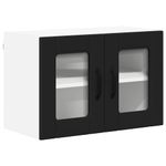 Casa si Gradina - Mobilier - Comode si corpuri - Corpuri bucatarie - Dulap suspendat de bucatarie 2 pcs Negru 60 x 31 x 40 cm - Infinity.ro