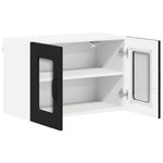 Casa si Gradina - Mobilier - Comode si corpuri - Corpuri bucatarie - Dulap suspendat de bucatarie 2 pcs Negru 60 x 31 x 40 cm - Infinity.ro