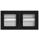 Casa si Gradina - Mobilier - Comode si corpuri - Corpuri bucatarie - Dulap suspendat de bucatarie cu raft Negru 80 x 31 x 40 cm - Infinity.ro