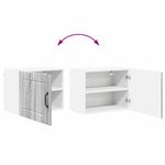 Casa si Gradina - Mobilier - Comode si corpuri - Corpuri bucatarie - Dulap suspendat de bucatarie cu raft Gri Sonoma 50 x 31 x 40 cm - Infinity.ro