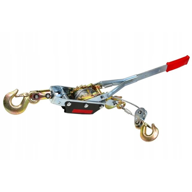 Casa si Gradina - Constructii - Depozitare, transport si protectie - Echipamente pentru transport si ridicat - Troliu manual 4 tone cu cablu – doua trepte de viteza, lungime 2,5 m – model MXM80741 - Infinity.ro