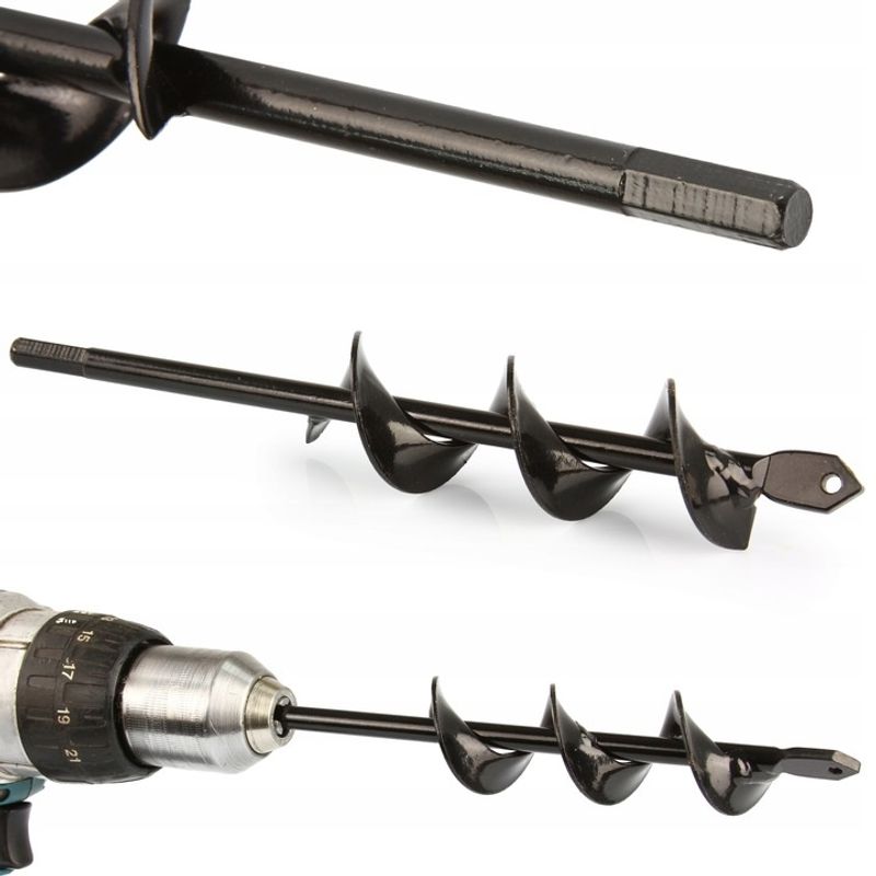 Casa si Gradina - Gradinarit si plante - Utilaje gradina - Motosape si motocultoare - Burghiu tip foreza pentru bormasina 4×22 cm – model MXM83180 - Infinity.ro