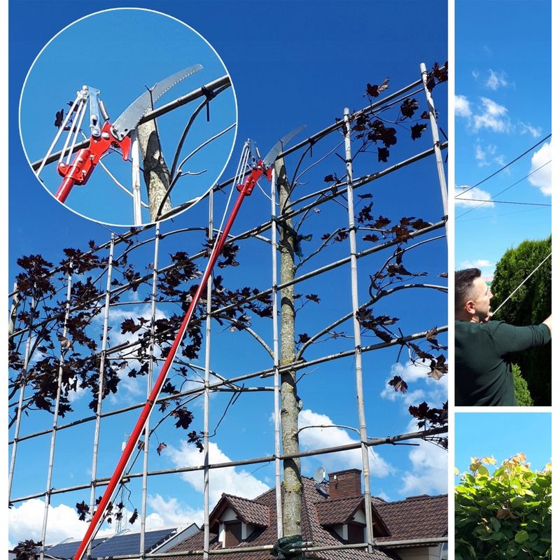 Casa si Gradina - Constructii - Scule electrice si accesorii - Fierastraie electrice - Foarfeca telescopica 2.75m pentru gradina cu fierastrau de 35mm MXM82980 - Infinity.ro