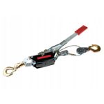Casa si Gradina - Constructii - Depozitare, transport si protectie - Echipamente pentru transport si ridicat - Troliu manual 4 tone cu cablu – winch profesional cu doua trepte de viteza, 2,5 m – model XM80741 - Infinity.ro