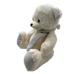 Jucarii, Copii si Bebe - Jucarii si jocuri - Jucarii de plus - Ursulet crem de plus Maxi lumanare botez - Infinity.ro