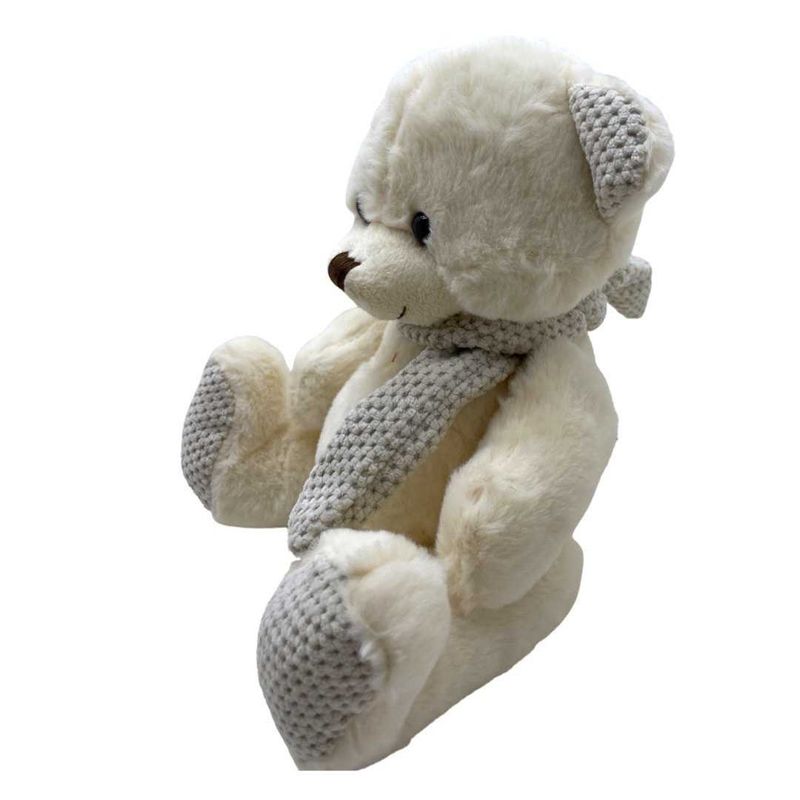 Jucarii, Copii si Bebe - Jucarii si jocuri - Jucarii de plus - Ursulet crem de plus Maxi lumanare botez - Infinity.ro