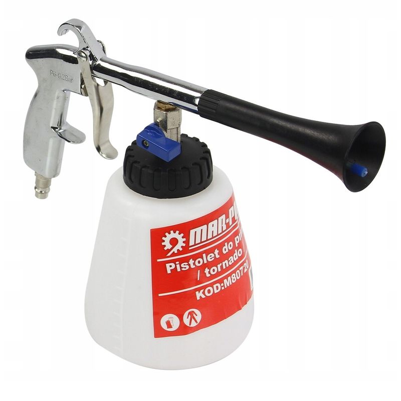 Casa si Gradina - Constructii - Scule electrice si accesorii - Scule multifunctionale si accesorii - Pistol pneumatic Tornador pentru spalare tapiterie 280 l/min 1L – MXM80720 - Infinity.ro