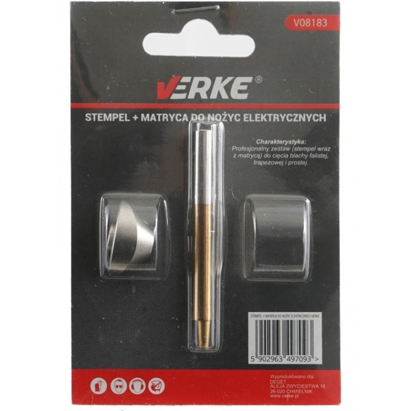 Casa si Gradina - Constructii - Scule electrice si accesorii - Fierastraie electrice - Set panson si matrita pentru foarfeca de tabla V08183 - Infinity.ro