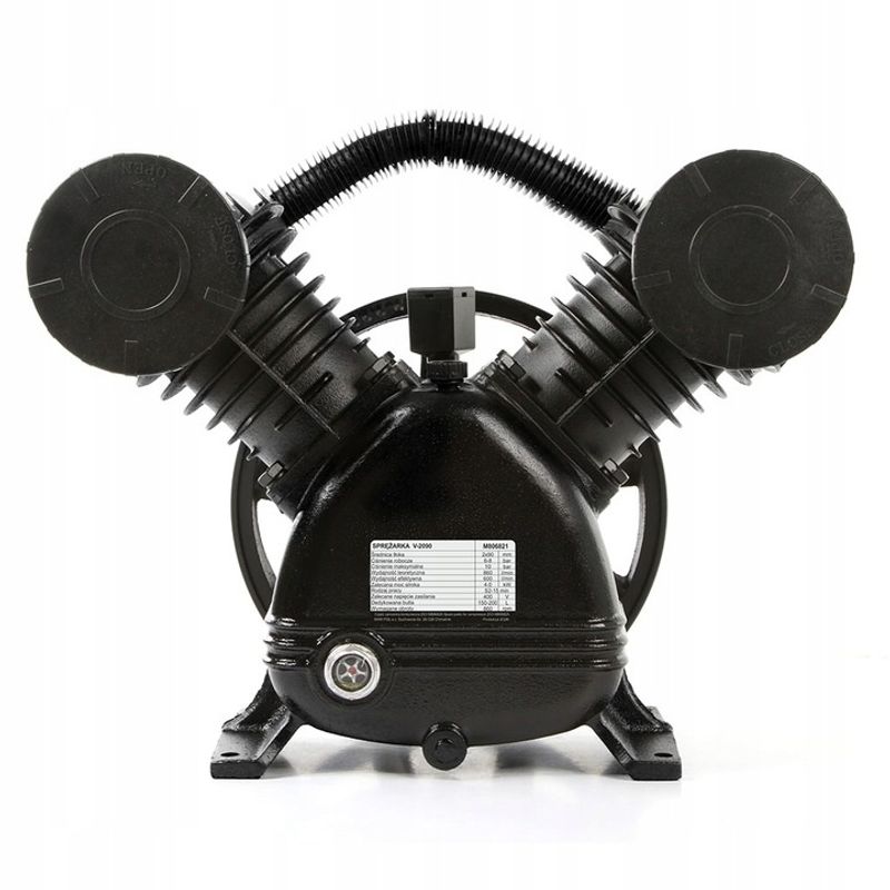 Casa si Gradina - Electrice - Echipamente electrice - Compresoare - Cap compresor de aer cu 2 pistoane 890l/min 4-5.5kW 10 bari V2090 XM806821 - Infinity.ro