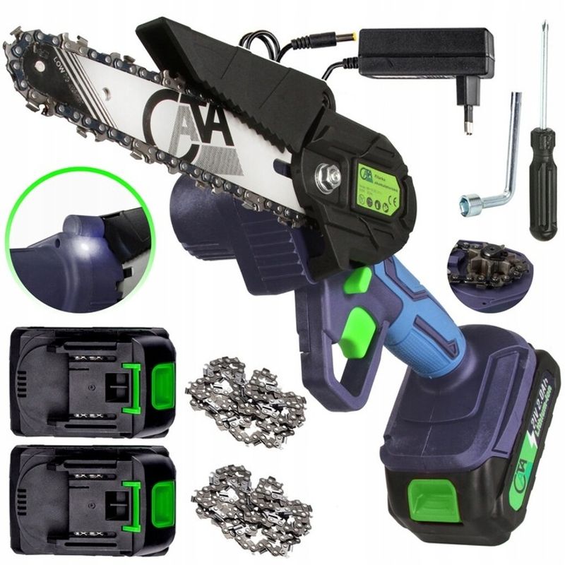 Casa si Gradina - Constructii - Scule electrice si accesorii - Fierastraie electrice - FIERASTRAU CU LANT cu acumulator 21V 2A XM66170 - Infinity.ro