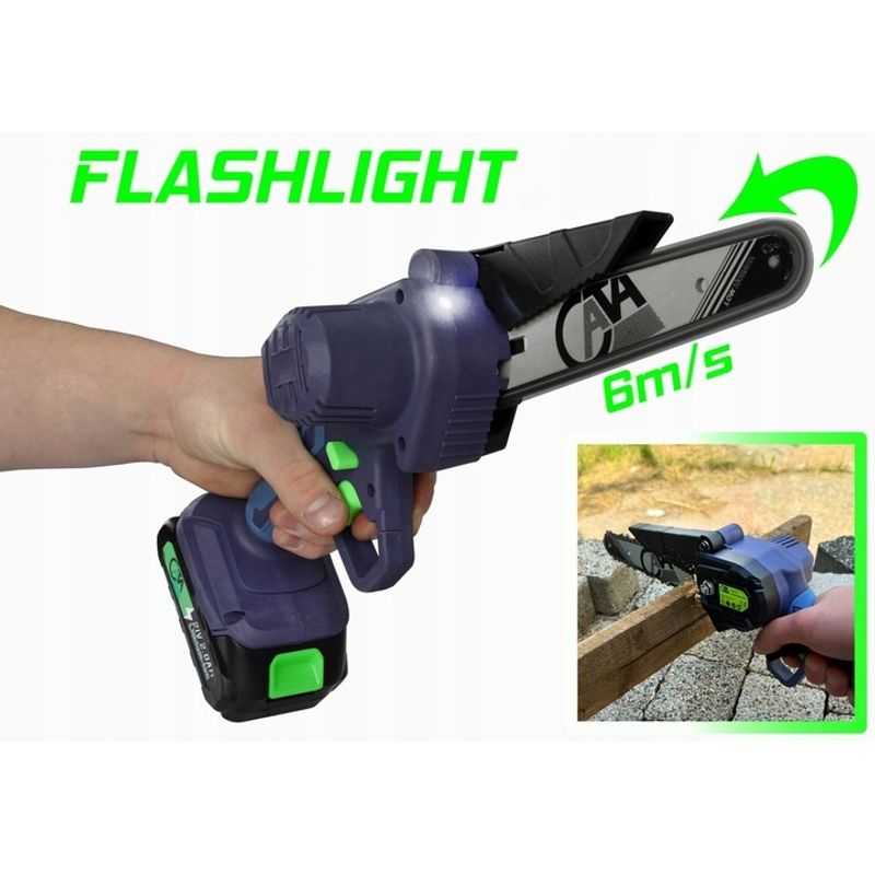 Casa si Gradina - Constructii - Scule electrice si accesorii - Fierastraie electrice - FIERASTRAU CU LANT cu acumulator 21V 2A XM66170 - Infinity.ro