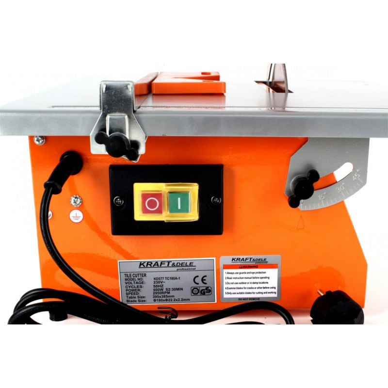 Casa si Gradina - Constructii - Scule electrice si accesorii - Fierastraie electrice - Circular de taiat placi gresie si faiant 600W ø180mm KraftDele KD577 - Infinity.ro