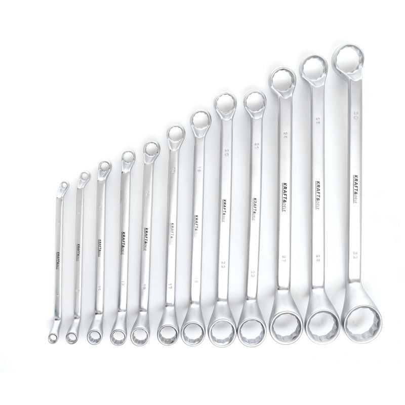 Casa si Gradina - Constructii - Scule de mana si unelte - Chei si truse chei - Set chei inelare 12 piese 6 - 32 mm KraftDele KD10939 TBC - Infinity.ro