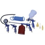 Casa si Gradina - Constructii - Vopsea si tencuieli - Pistoale si sisteme de vopsit si tencuit - Set aer comprimat, pistol pneumatic, vopsit 8 piese ADLER AD-27Z - Infinity.ro