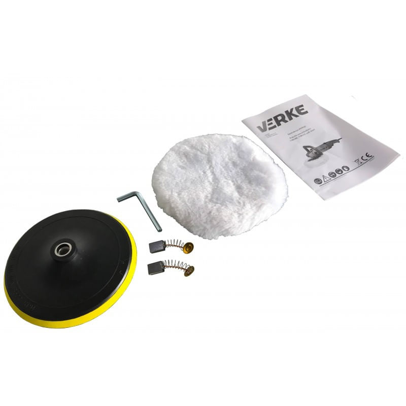 Casa si Gradina - Constructii - Scule electrice si accesorii - Polizoare - Masina de polisat lustruit auto 1050W 180mm 600-3000rpm V08100 + 3 bureti - Infinity.ro