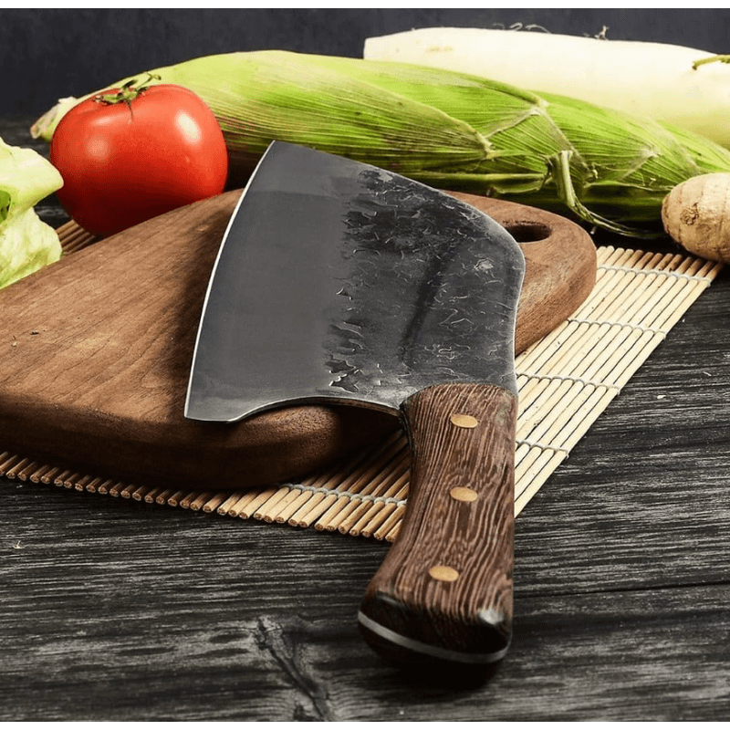 Casa si Gradina - Bucatarie si vesela - Vesela si tacamuri - Cutite si seturi de cutite - Cutit Japonez Profesional, Otel Inoxidabil, Maner Antiaderent, Lama Ascutita si Durabila, Lungime 30cm, FOXTER® - Infinity.ro