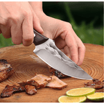 Sport si Outdoor - Camping - Cutite, bricege si accesorii - Cutit Outdoor, 21 cm, Otel inoxidabil, Teaca protectie, Maner Antiaderent Ergonomic din lemn, Lama Ascutita si Durabila - Infinity.ro