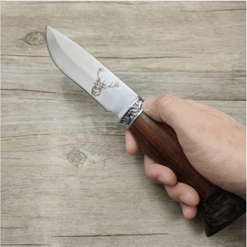 Sport si Outdoor - Camping - Cutite, bricege si accesorii - Cutite si bricege - Cutit de Vanatoare si Camping B-SQUL EXPEDITION® – 23 cm, Continut Ridicat de Carbon, Maner Ergonomic si Design Elegant - Infinity.ro