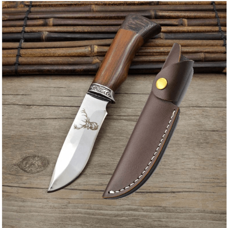 Sport si Outdoor - Camping - Cutite, bricege si accesorii - Cutite si bricege - Cutit de Vanatoare si Camping B-SQUL EXPEDITION® – 23 cm, Continut Ridicat de Carbon, Maner Ergonomic si Design Elegant - Infinity.ro