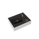 Fashion, accesorii si bijuterii - Barbati - Accesorii barbati - Portofele barbati - Set portofel si breloc Calvin Klein Trifold Xxs + Keyfob K60K608906 Negru 9.5 x 7.5 x 2 cm - Infinity.ro