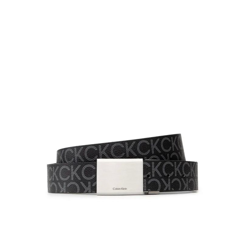 Fashion, accesorii si bijuterii - Barbati - Accesorii barbati - Curele barbati - Curea barbati Calvin Klein Clean Plaque Belt Gs 2 Straps K50K507937 85 Negru - Infinity.ro