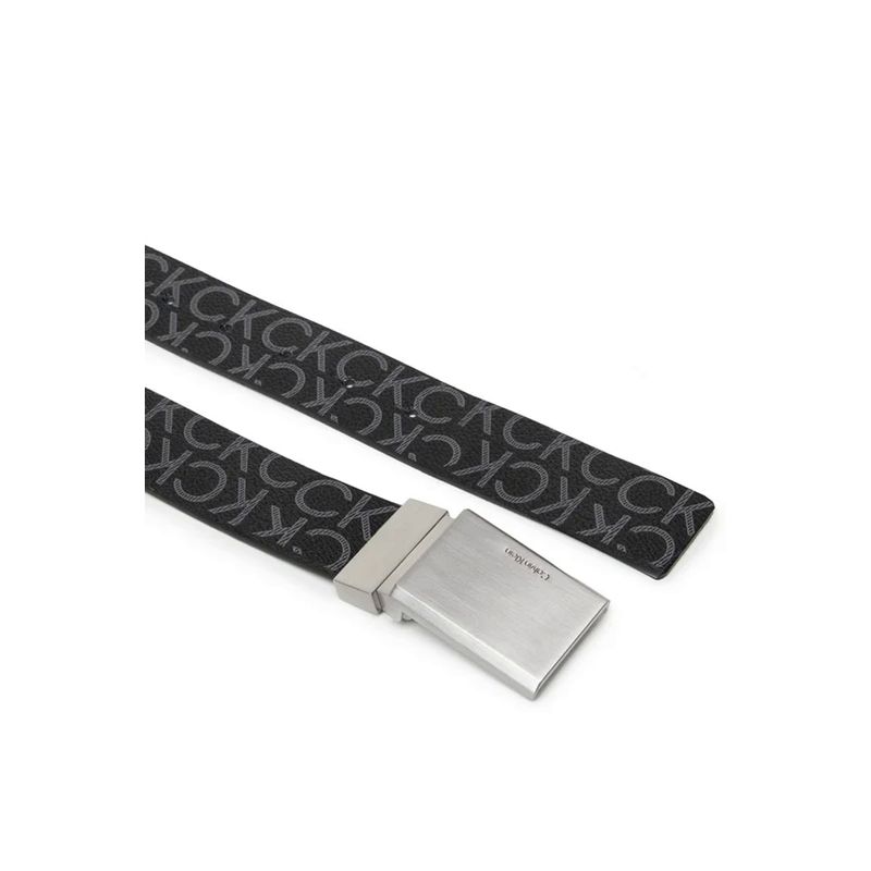 Fashion, accesorii si bijuterii - Barbati - Accesorii barbati - Curele barbati - Curea barbati Calvin Klein Clean Plaque Belt Gs 2 Straps K50K507937 85 Negru - Infinity.ro