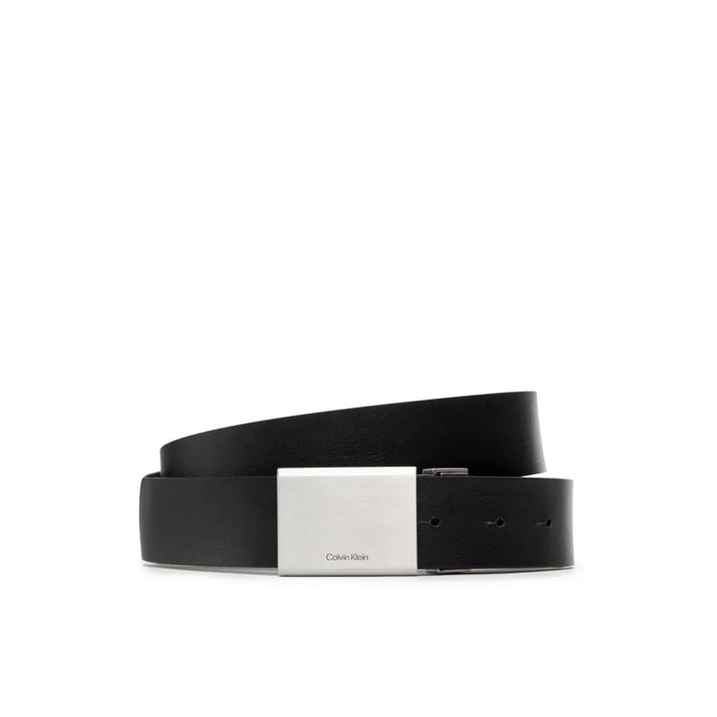Fashion, accesorii si bijuterii - Barbati - Accesorii barbati - Curele barbati - Curea barbati Calvin Klein Clean Plaque Belt Gs 2 Straps K50K507937 105 Negru - Infinity.ro
