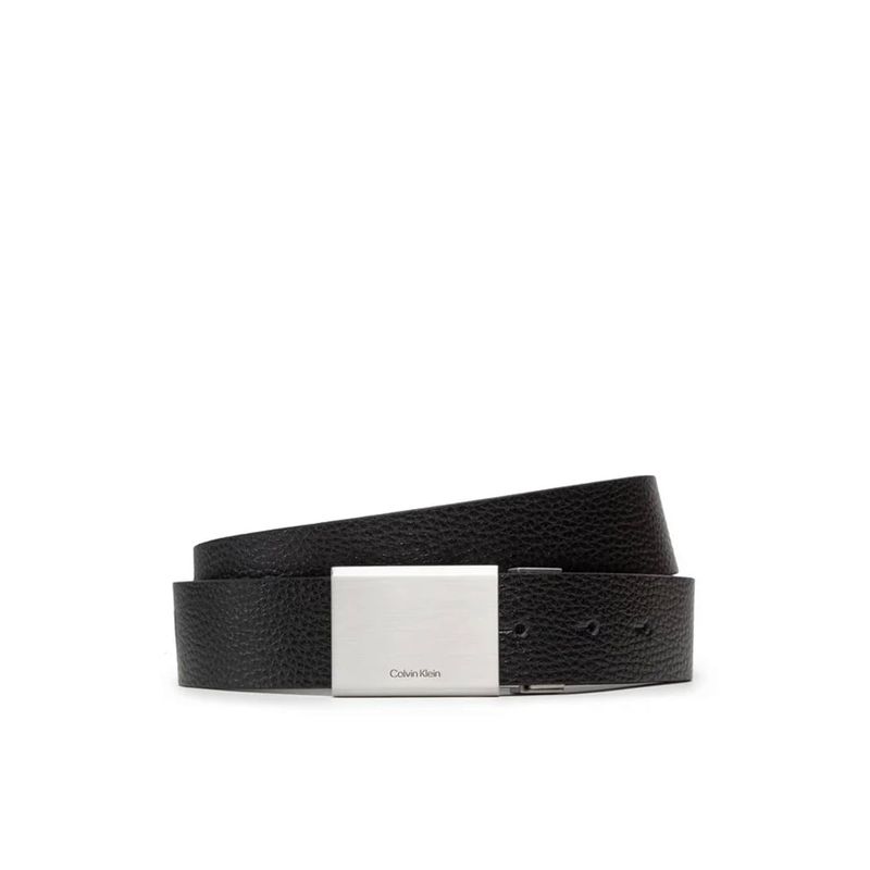 Fashion, accesorii si bijuterii - Barbati - Accesorii barbati - Curele barbati - Curea barbati Calvin Klein Clean Plaque Belt Gs 2 Straps K50K507937 105 Negru - Infinity.ro