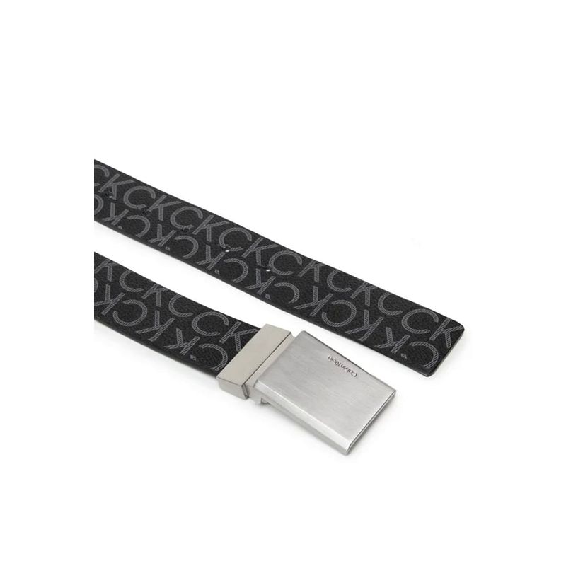 Fashion, accesorii si bijuterii - Barbati - Accesorii barbati - Curele barbati - Curea barbati Calvin Klein Clean Plaque Belt Gs 2 Straps K50K507937 105 Negru - Infinity.ro