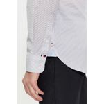 Fashion, accesorii si bijuterii - Barbati - Imbracaminte - Camasi barbati - Camasa Tommy Hilfiger Flex Fitted cu imprimeu micro 2XL INTL Alb | Bleumarin - Infinity.ro