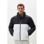 Fashion, accesorii si bijuterii - Barbati - Imbracaminte - Jachete si geci barbati - Geaca de iarna Calvin Klein Jeans J30J325584 L INTL Negru | Alb - Infinity.ro