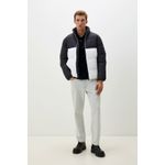 Fashion, accesorii si bijuterii - Barbati - Imbracaminte - Jachete si geci barbati - Geaca de iarna Calvin Klein Jeans J30J325584 L INTL Negru | Alb - Infinity.ro