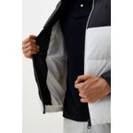 Fashion, accesorii si bijuterii - Barbati - Imbracaminte - Jachete si geci barbati - Geaca de iarna Calvin Klein Jeans J30J325584 L INTL Negru | Alb - Infinity.ro