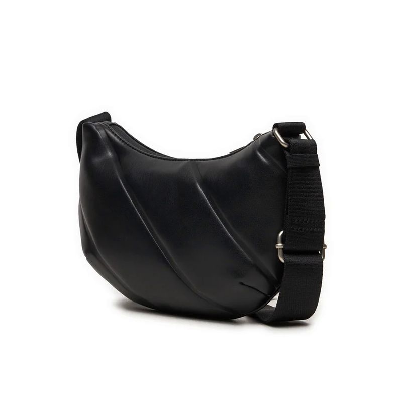 Fashion, accesorii si bijuterii - Femei - Accesorii femei - Genti si rucsacuri femei - Geanta dama Calvin Klein Jeans Quilted Crescent Cb Bag24 K60K612370 Negru 24 x 17 x 6.5 cm - Infinity.ro