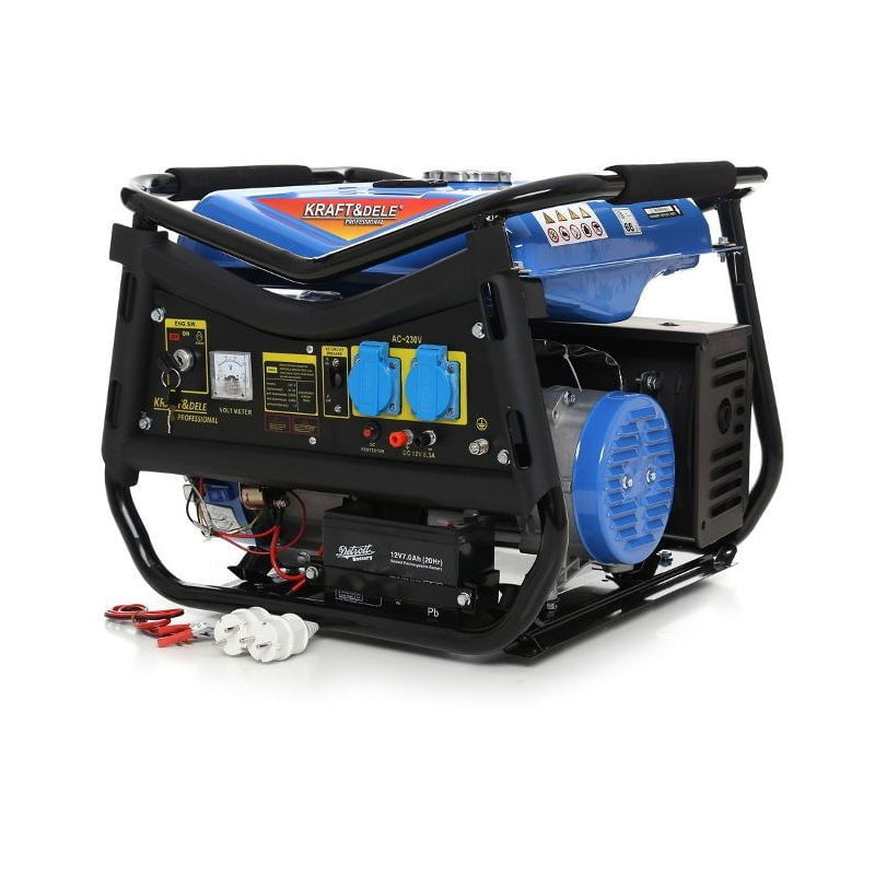 Casa si Gradina - Electrice - Generatoare electrice - Generator curent, 3000W 12/230V, KD143, Kraft&Dele - Infinity.ro