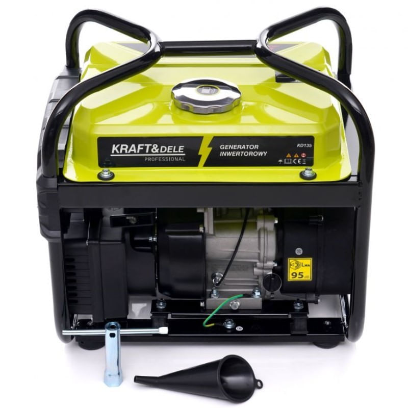 Casa si Gradina - Electrice - Generatoare electrice - Generator de curent, Kraft&Dele, pe benzina, tip invertor, 2000W, 230V, 4CP - Infinity.ro