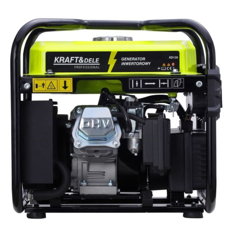 Casa si Gradina - Electrice - Generatoare electrice - Generator de curent, Kraft&Dele, pe benzina, tip invertor, 2000W, 230V, 4CP - Infinity.ro