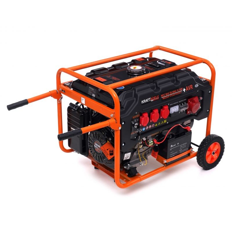Casa si Gradina - Electrice - Generatoare electrice - Generator de curent, 5500W 12/230V/380V, KD165, Kraft&Dele - Infinity.ro