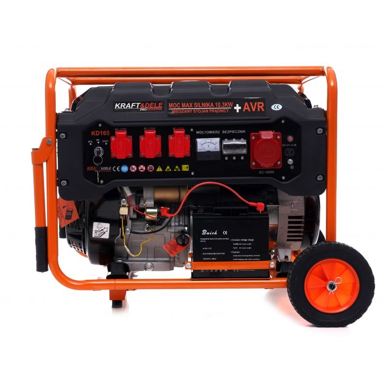 Casa si Gradina - Electrice - Generatoare electrice - Generator de curent, 5500W 12/230V/380V, KD165, Kraft&Dele - Infinity.ro