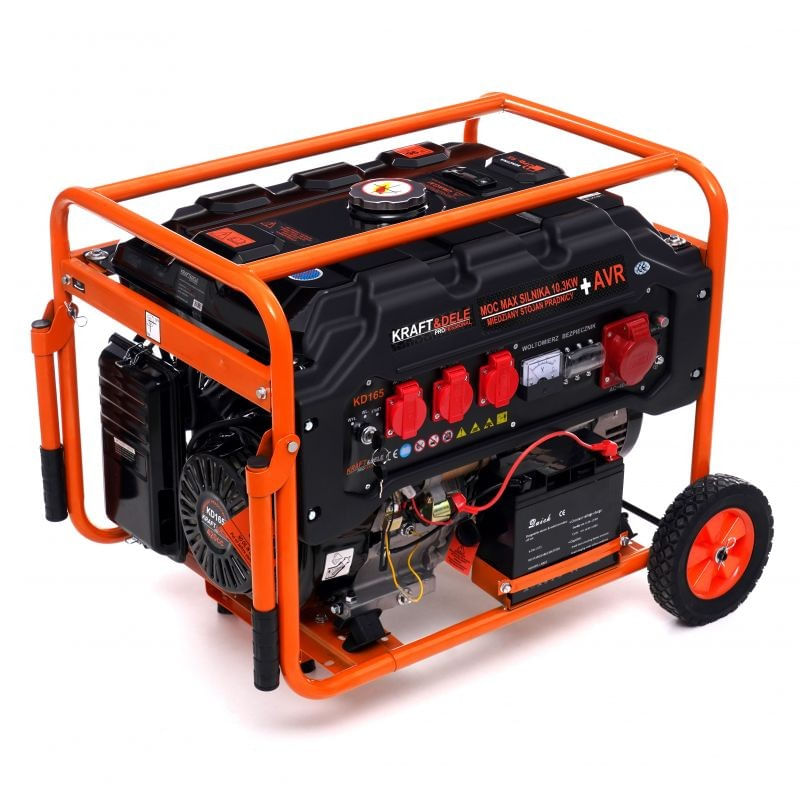 Casa si Gradina - Electrice - Generatoare electrice - Generator de curent, 5500W 12/230V/380V, KD165, Kraft&Dele - Infinity.ro