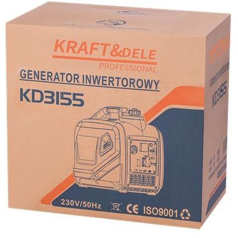 Casa si Gradina - Electrice - Generatoare electrice - Generator invertor 2,6kW, Kraft&Dele, KD3155 - Infinity.ro