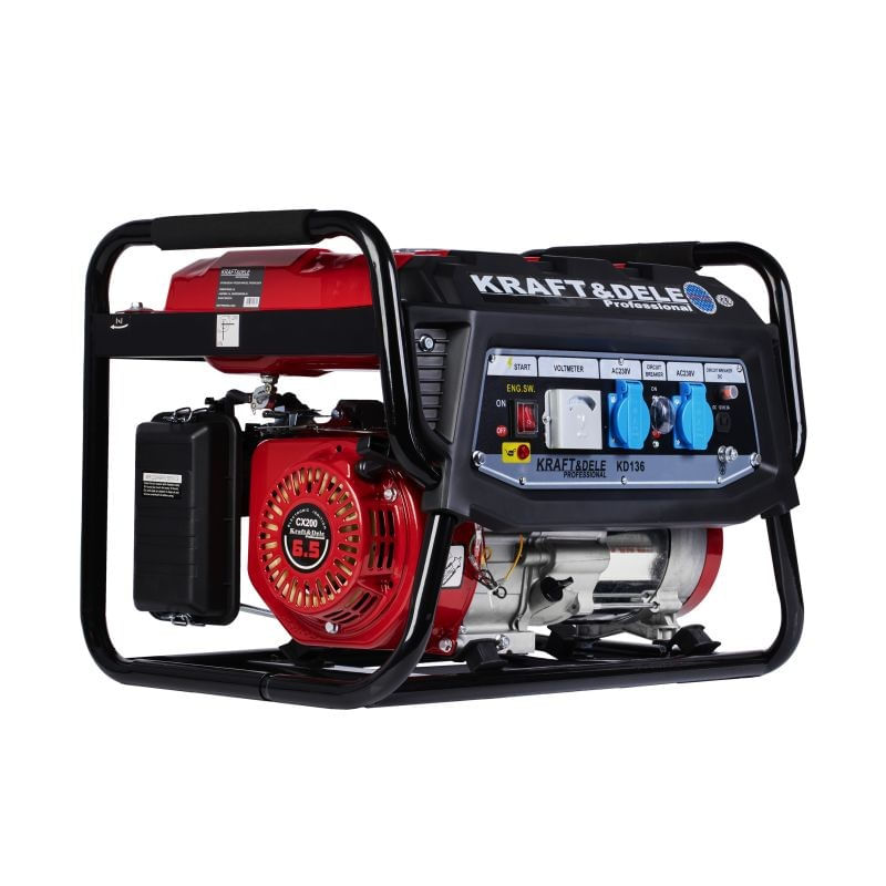 Casa si Gradina - Electrice - Generatoare electrice - Generator de curent, Kraft&dele, 3000w, pe benzina, KD136 - Infinity.ro
