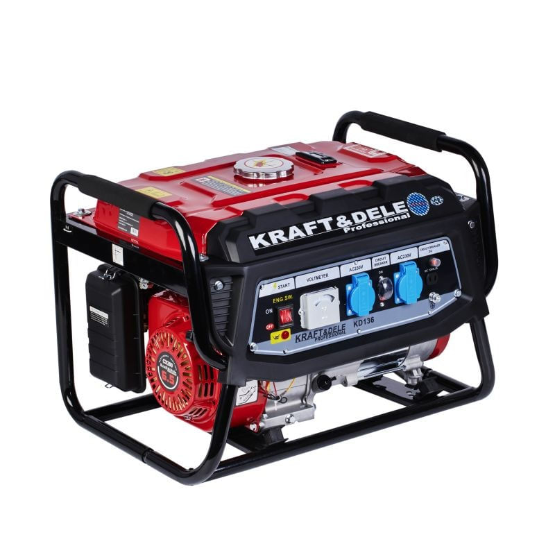 Casa si Gradina - Electrice - Generatoare electrice - Generator de curent, Kraft&dele, 3000w, pe benzina, KD136 - Infinity.ro