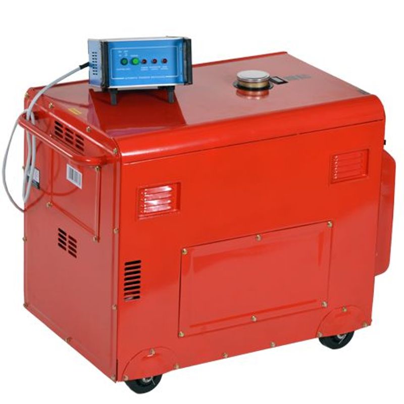 Casa si Gradina - Electrice - Generatoare electrice - Generator motorina cu ATS Kraft&Dele KD121, 7000W, 230/400V - Infinity.ro