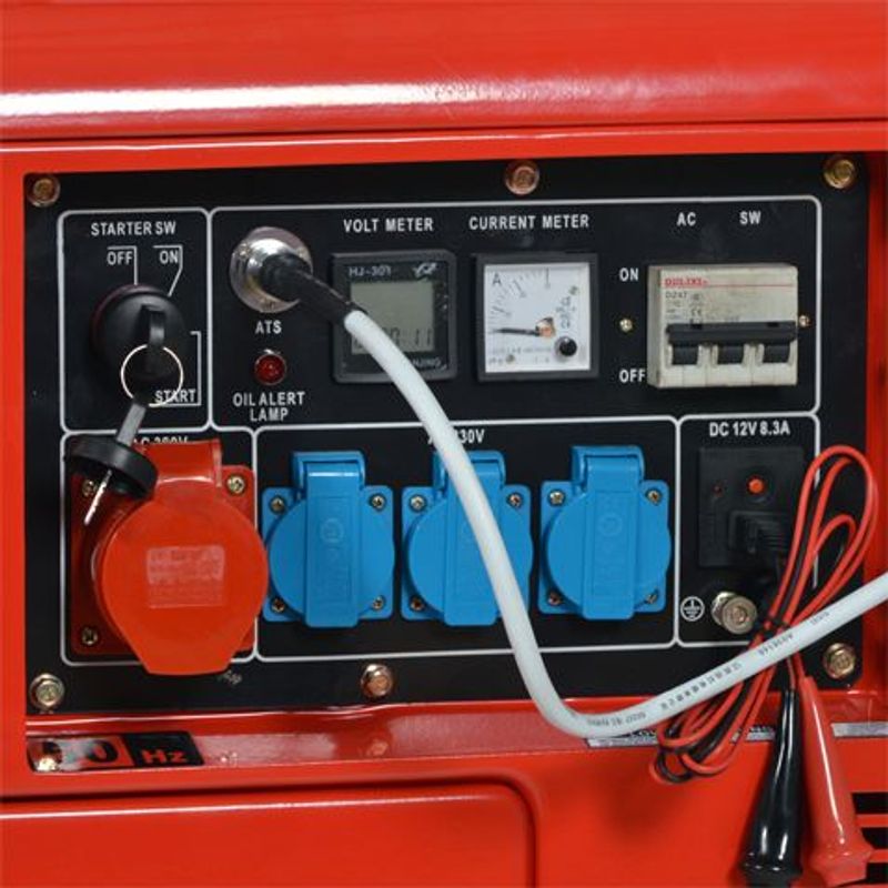 Casa si Gradina - Electrice - Generatoare electrice - Generator motorina cu ATS Kraft&Dele KD121, 7000W, 230/400V - Infinity.ro