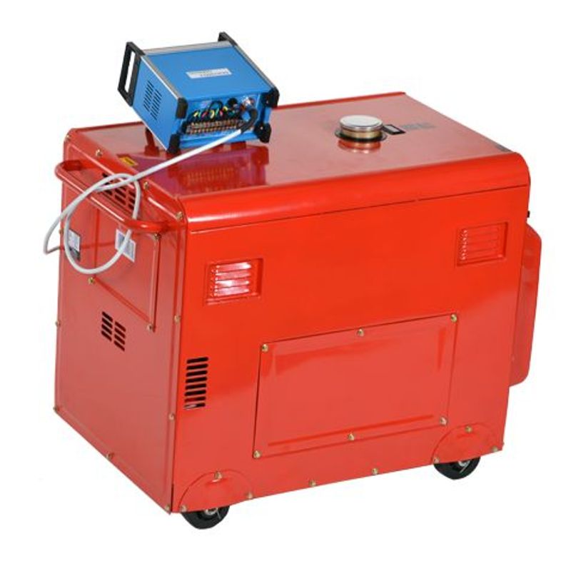 Casa si Gradina - Electrice - Generatoare electrice - Generator motorina cu ATS Kraft&Dele KD121, 7000W, 230/400V - Infinity.ro