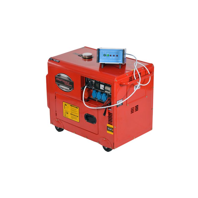 Casa si Gradina - Electrice - Generatoare electrice - Generator motorina cu ATS Kraft&Dele KD121, 7000W, 230/400V - Infinity.ro