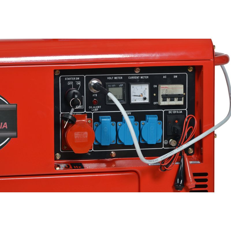 Casa si Gradina - Electrice - Generatoare electrice - Generator motorina cu ATS Kraft&Dele KD121, 7000W, 230/400V - Infinity.ro